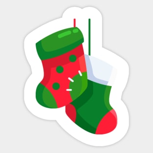 Christmas Sock Sticker